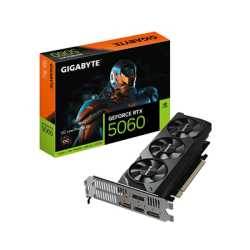 GeForce RTX 5060 OC Low Profile OC 8GB GDDR7 Graphics Card, 3840 CUDA Cores, 2512 MHz Core Clock, Triple Fan, 3x DisplayPorts / 