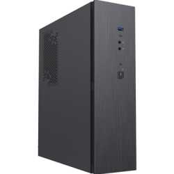 CiT S8i-AC SFF Micro ATX Desktop Case With Brushed Finish Front 8.3 Litre 1 x USB3.0 1 x USB 3.X Type C 1 x 80mm Fan