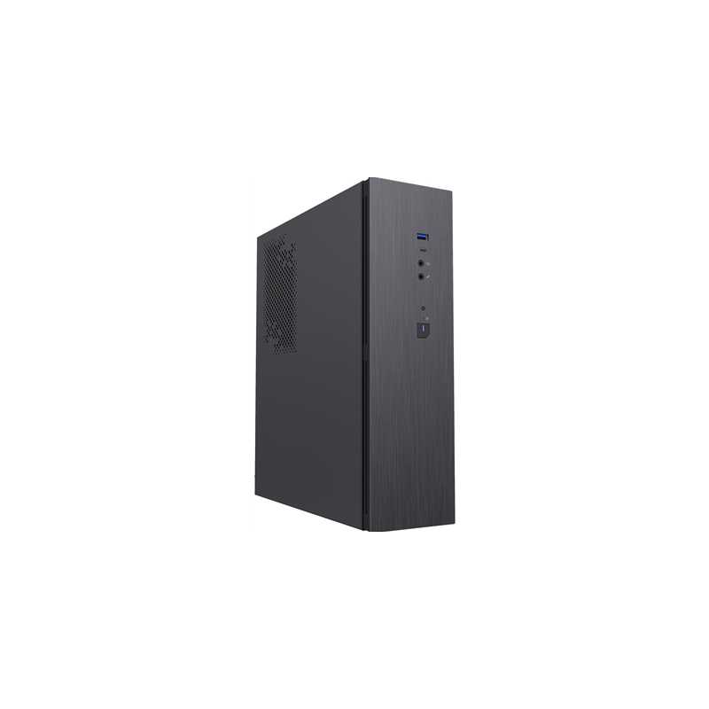 CiT S8i-AC SFF Micro ATX Desktop Case With Brushed Finish Front 8.3 Litre 1 x USB3.0 1 x USB 3.X Type C 1 x 80mm Fan