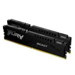 Kingston Fury Beast 64GB Kit (2 x 32GB), DDR5, 6000MHz, CL36, 1.35V, ECC, PMIC, AMD EXPO & Intel XMP 3.0, Black, DIMM Memory