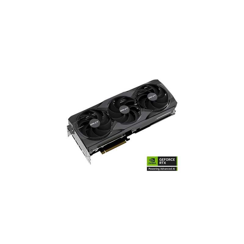 PNY NVIDIA GEFORCE RTX 5080 OC 16GB, GDDR7 Graphics Card, 10752Cuda Cores, 2295 MHz Core Clock, Triple Fan, 3 x Display Ports/ 1