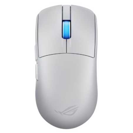 Asus ROG Harpe II Ace Gaming Mouse, Wireless/Bluetooth/USB, 48g Lightweight, 42000 DPI, 8K Polling, 5 Programmable Buttons, Whit
