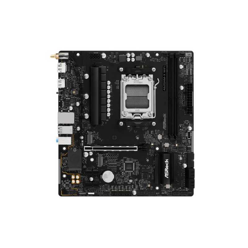 Asrock A620AM-X WIFI, AMD A620A, AM5, Micro ATX, 2 DDR5, HDMI, DP, AC Wi-Fi, 2.5G LAN, 2x M.2