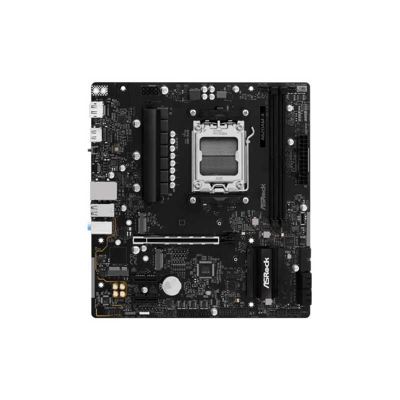 Asrock A620AM-X, AMD A620A, AM5, Micro ATX, 2 DDR5, HDMI, DP, 2.5G LAN, 2x M.2