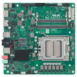 Asus PRO A620AT-CSM - Corporate Stable Model, AMD A620A, AM5, Thin Mini ITX, 2 DDR5, HDMI, DP, LVDS, 19v DC in, 1x M.2