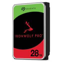 Seagate 3.5", 28TB, SATA3, IronWolf Pro NAS Hard Drive, 7200RPM, 512MB Cache, CMR, OEM