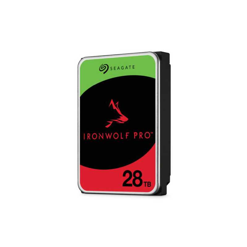 Seagate 3.5", 28TB, SATA3, IronWolf Pro NAS Hard Drive, 7200RPM, 512MB Cache, CMR, OEM