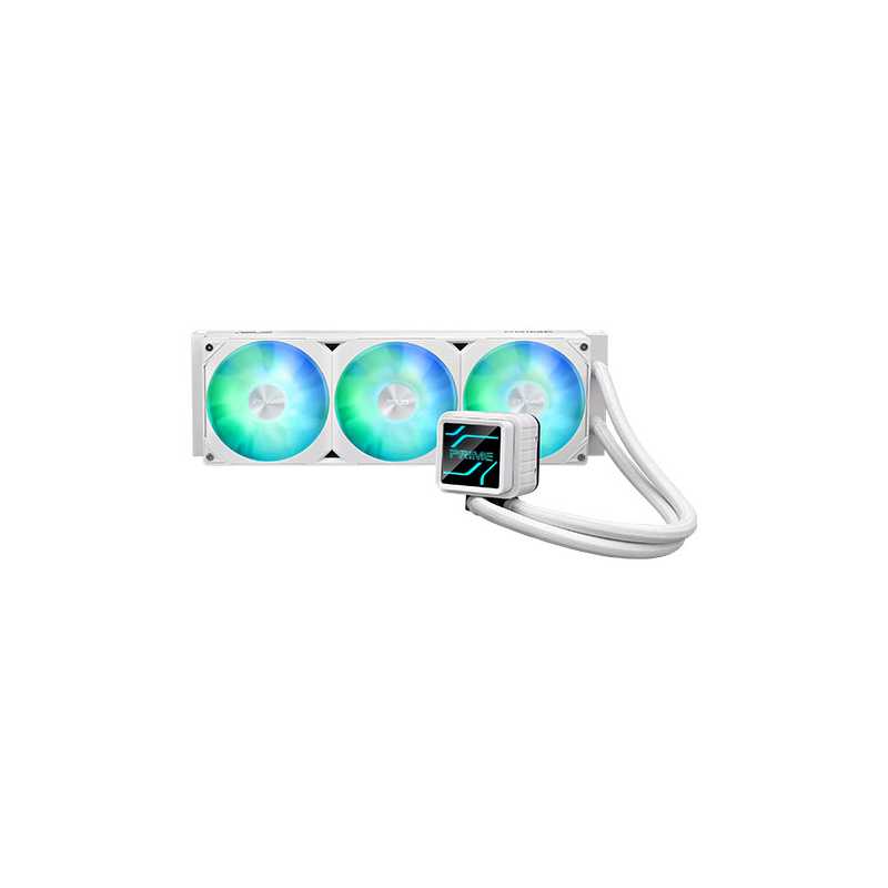 Asus PRIME LC 360 ARGB 360mm Liquid CPU Cooler, ARGB Fans, Customisable Infinity Mirror Lenses