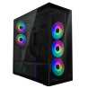 Arctic Xtender (VG Mirror Black) Case w/ Mirror Glass Side and Front, E-ATX, 5x ARGB Fans, ARGB PSU Shroud, Mesh Airflow, GPU Ve