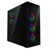 Arctic Xtender (Black) Case w/ Tinted Glass Side and Front, E-ATX, 5x ARGB Fans, ARGB PSU Shroud, Mesh Airflow, USB-C 10Gbps