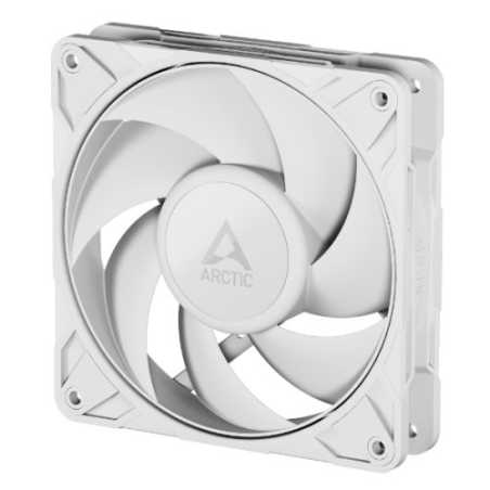 ARCTIC P12 Pro PST 12cm PWM Case Fan w/ Cable Splitter, Fluid Dynamic Bearing, 600-3000 RPM, Automated Balancing, White