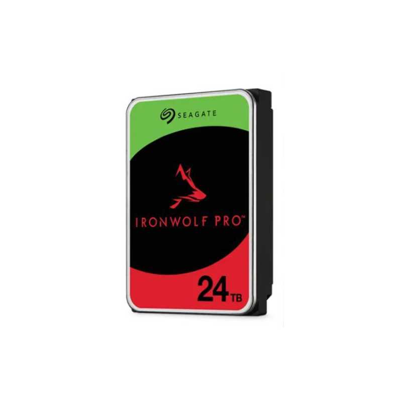 Seagate 3.5", 24TB, SATA3, IronWolf Pro NAS Hard Drive, 7200RPM, 512MB Cache, CMR, OEM