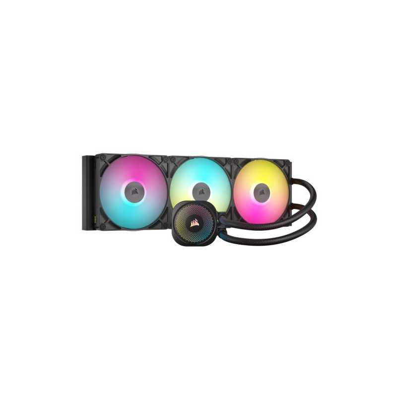 Corsair iCUE LINK TITAN 420 RX RGB Liquid CPU Cooler, RX140 RGB Magnetic Dome Fans, iCUE LINK Hub Included, Black