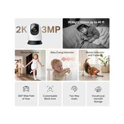 Mercusys MC210 Pan/Tilt Home Security Wi-Fi Camera