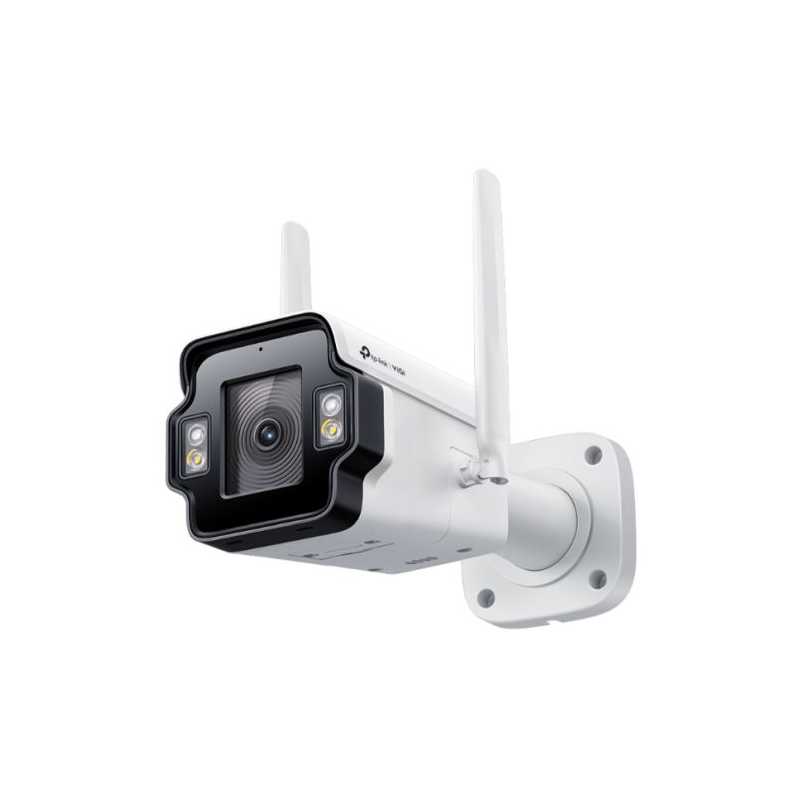 TP-LINK (InSight S345-4G) VIGI 4MP Outdoor Full-Color 4G Bullet Network Camera w/ 4mm Lens, 4G Mobile Networking, 3x LAN, AI Det