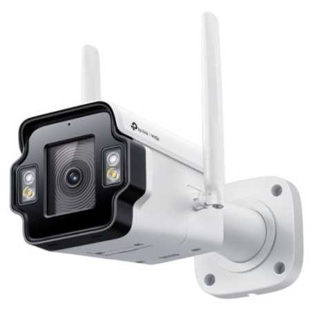 TP-LINK (InSight S345-4G) VIGI 4MP Outdoor Full-Color 4G Bullet Network Camera w/ 4mm Lens, 4G Mobile Networking, 3x LAN, AI Det