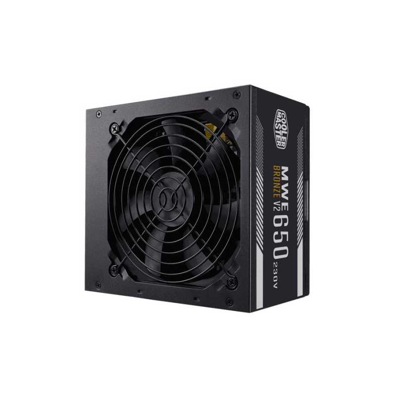 Cooler Master 650W MWE Bronze V2 230V ATX 2.52 PSU, Fully Wired, HDB Bearing Fan, 80+ Bronze