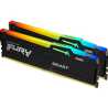Kingston FURY Beast KF552C40BBAK2-32 Gaming System Memory, DIMM, DDR5, 5200MHz, RGB, 32GB (2 x 16Gb), Black Heatsink, 288 Pin, 1