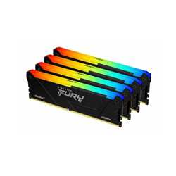 Kingston FURY Beast KF436C18BB2AK4/128 128GB (4 x 32GB) 3600MHz DDR4 DIMM RGB System Memory