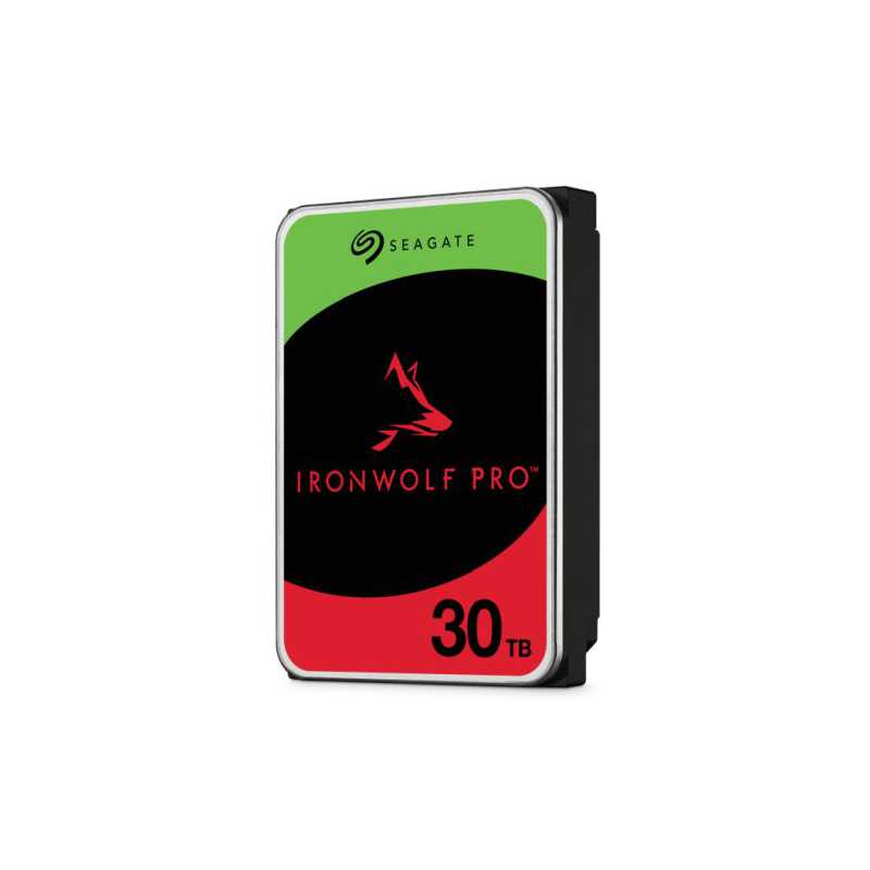 Seagate 3.5", 30TB, SATA3, IronWolf Pro NAS Hard Drive, 7200RPM, 512MB Cache, CMR, OEM