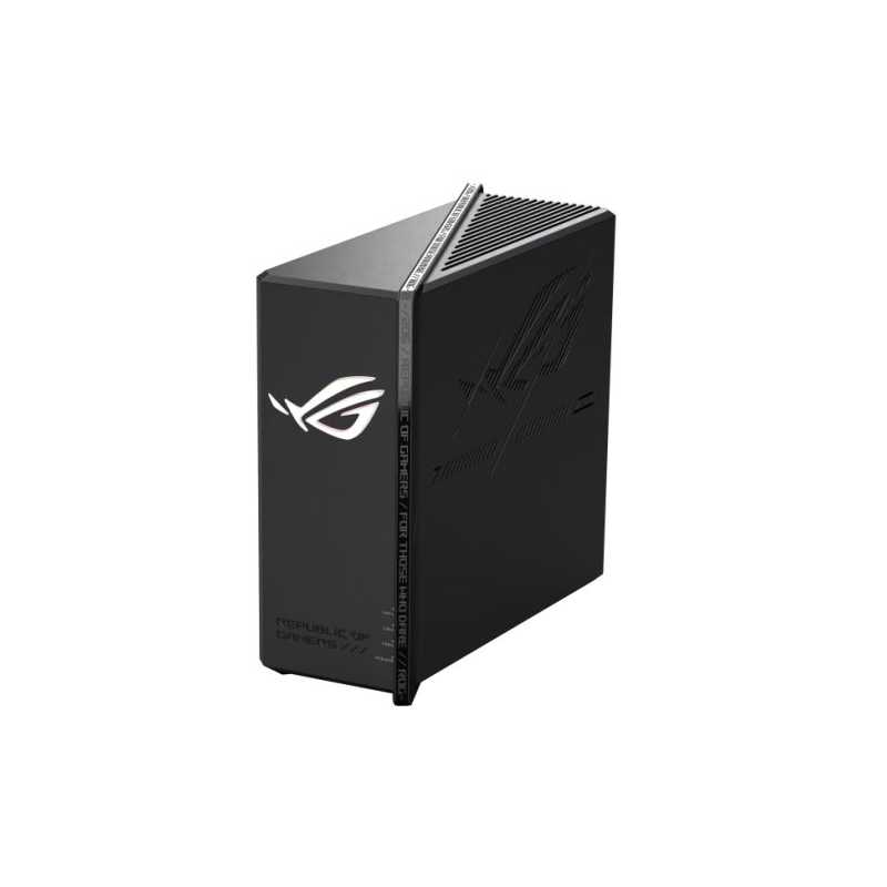 Asus (ROG STRIX GS-BE18000) BE18000 Tri-Band Wi-Fi 7 Gaming Router, 2x 2.5G Ports, 4x4 MIMO, Gaming Acceleration, AiMesh, RGB Li