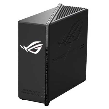 Asus (ROG STRIX GS-BE18000) BE18000 Tri-Band Wi-Fi 7 Gaming Router, 2x 2.5G Ports, 4x4 MIMO, Gaming Acceleration, AiMesh, RGB Li