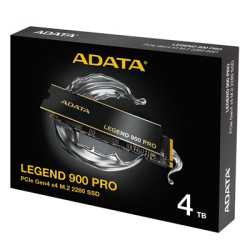 Adata Legend (SLEG-900P-4TCS) 900 PRO PCIe Gen4 x4 M.2 2280 Solid State Drive,  R/W speed up to 7,400/6,500 MB/s, 5-year limited