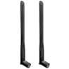 DrayTek ANT-1205B 5dB High-Gain WiFi Dual-Band Black Antennas (One Pair)