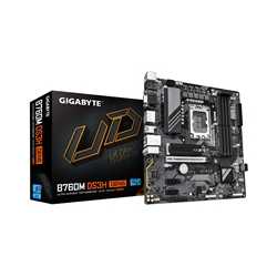 Gigabyte B760M DS3H GEN5 Intel Socket 1700 Motherboard, Micro ATX, 4x DDR5 Slots, 2x M.2 Sockets, 1x USB-C Port, 2.5GbE LAN, 1x 