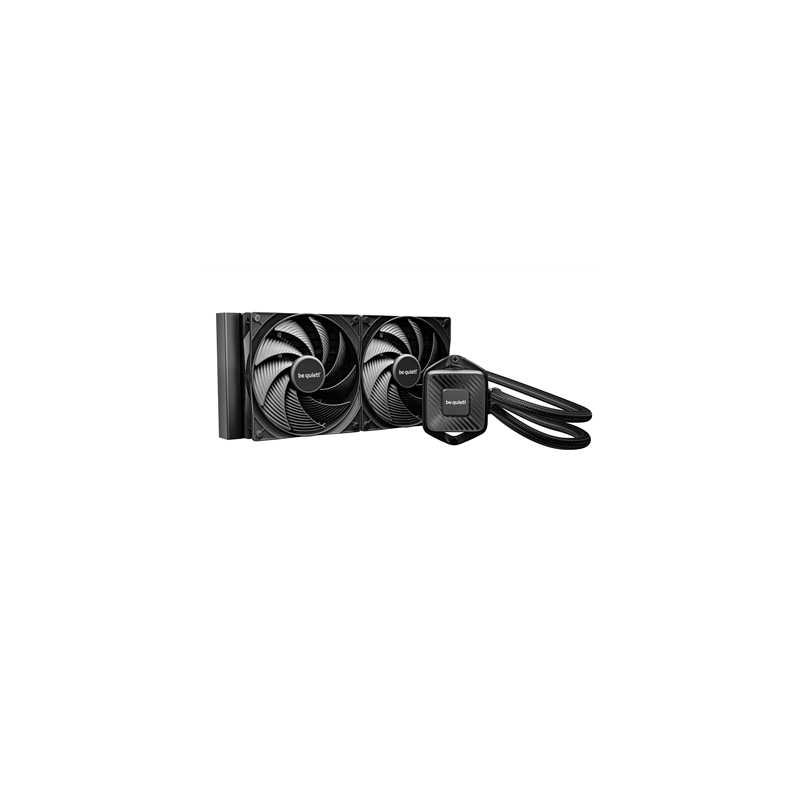 be quiet! Pure Loop 3  Liquid CPU Cooler, Universal Socket, 240mm Radiator, 2 x Pure Wings 3 140mm PWM High Speed, 3-year manufa