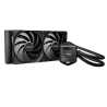 be quiet! Pure Loop 3  Liquid CPU Cooler, Universal Socket, 240mm Radiator, 2 x Pure Wings 3 140mm PWM High Speed, 3-year manufa