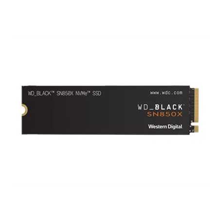 WD Black SN850X (WDS100T2X0E-00BCA0) 1TB NVMe SSD, M.2 Interface, PCIe Gen4, 2280, Read 73000MB/s, Write 6300MB/s, 5 Year Warran