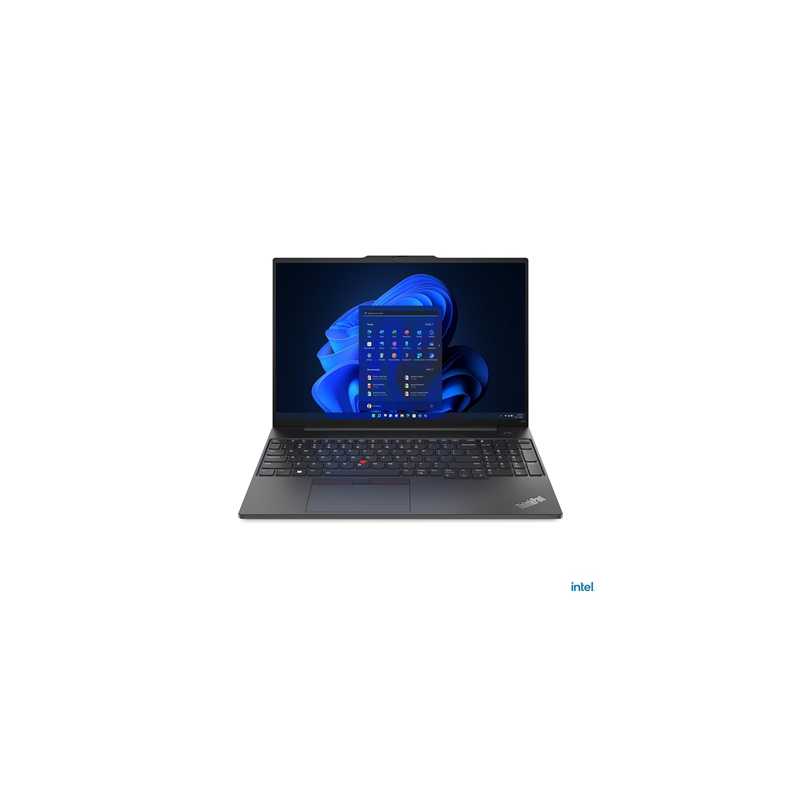 Lenovo ThinkPad E16 Laptop, 16 Inch WUXGA 1920x1200, Intel Core i3-1315U Processor, 8GB RAM, 256GB SSD, Intel UHD Graphics Graph