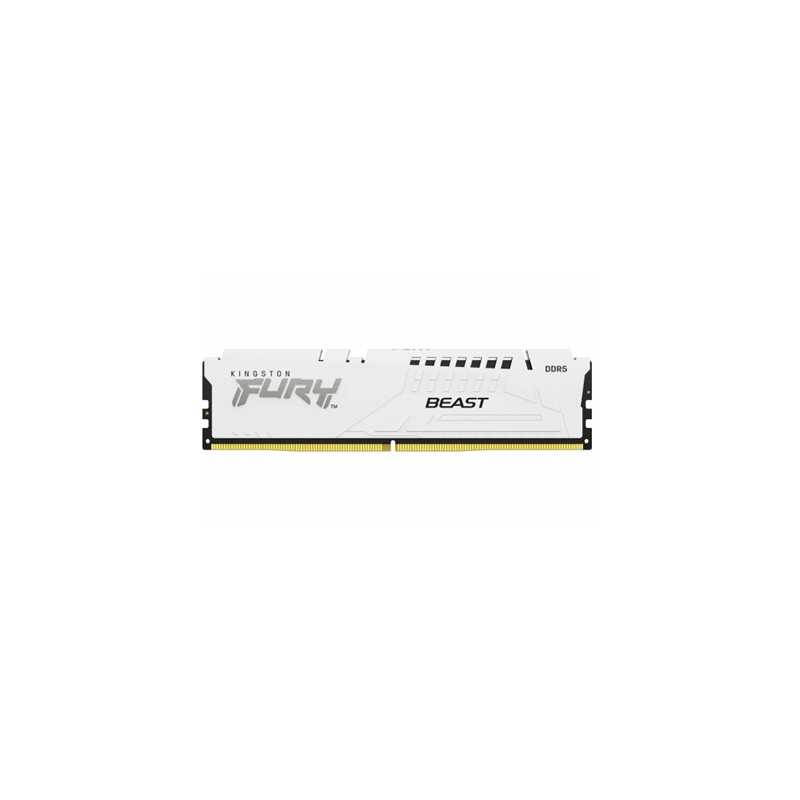 Kingston FURY Beast (KF560C36BWE2-16) 16GB System Memory, 6000MT/s, DDR5, CL36, DIMM, White