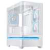 Asus Prime AP202 ARGB Gaming Case w/ Curved Glass Panel, Micro ATX, 3x ARGB Fans, ARGB Light Band, 420mm GPU Support, USB-C 20Gb