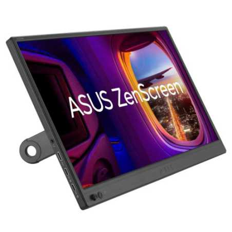 Asus 15.6" FHD IPS Portable Monitor (ZenScreen MB169CK), 1920 x 1080, USB-C, USB-powered, Ultraslim, Eye Care, Auto-Rotate, 360