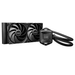 Be Quiet! Pure Loop 3 240mm Liquid CPU Cooler, 2x Pure Wings 3 Daisy-chained PWM Fans, PWM Pump w/ 6-Pole Motor, Black