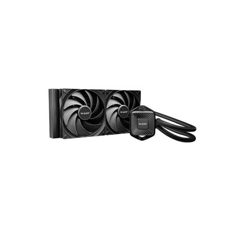 Be Quiet! Pure Loop 3 280mm Liquid CPU Cooler, 2x Pure Wings 3 Daisy-chained PWM Fans, PWM Pump w/ 6-Pole Motor, Black