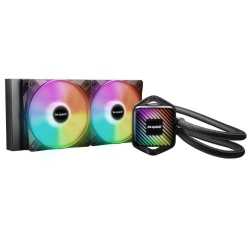 Be Quiet! Pure Loop 3 LX 240mm Liquid CPU Cooler, 2x Light Wings LX 3 Daisy-chained PWM Fans, ARGB Cooling Block w/ 10 Lighting 