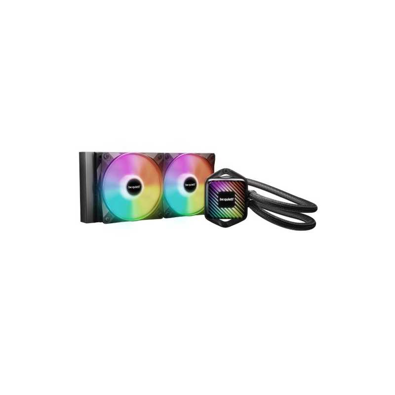 Be Quiet! Pure Loop 3 LX 240mm Liquid CPU Cooler, 2x Light Wings LX 3 Daisy-chained PWM Fans, ARGB Cooling Block w/ 10 Lighting 