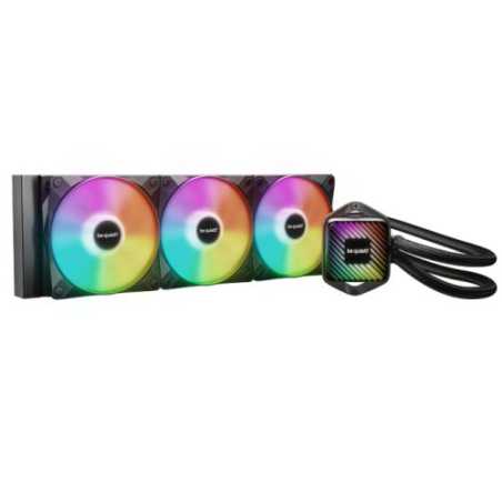 Be Quiet! Pure Loop 3 LX 360mm Liquid CPU Cooler, 3x Light Wings LX 3 Daisy-chained PWM Fans, ARGB Cooling Block w/ 10 Lighting 