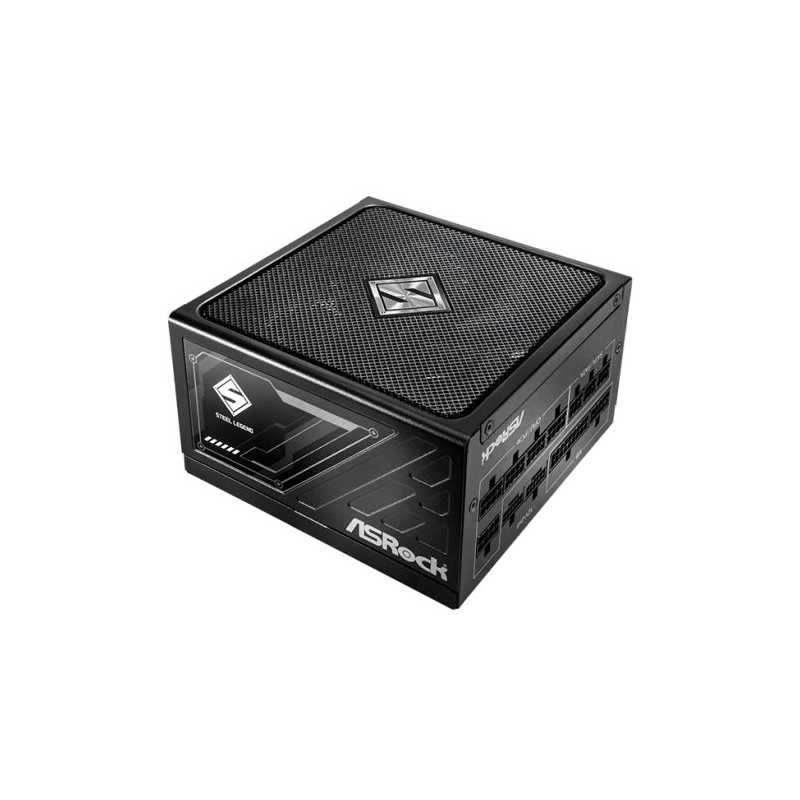 Asrock 1200W Steel Legend SL-1200G PSU, Fully Modular, 80+ Gold, Cybenetics Platinum & Lambda A, ATX 3.1, PCIe 5.1
