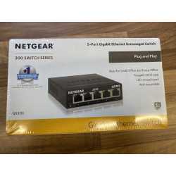 Netgear 5-Port Gigabit Ethernet Unmanaged Switch (Plug and Play) GS305