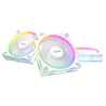 Asus Prime MR120 ARGB Reverse Blade 12cm PWM Case Fans (3 Pack), Sleeve Bearing, 28mm Frame, Dual-Sided Lighting, 1600 RPM, Whit