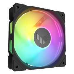 Asus TUF Gaming TR120 ARGB Reverse Blade 120mm PWM Case Fan, Hydraulic  Bearing, 28mm Frame, Double-layer LED Matrix Design, 200