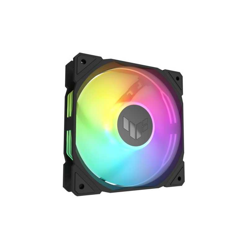 Asus TUF Gaming TR120 ARGB Reverse Blade 120mm PWM Case Fan, Hydraulic  Bearing, 28mm Frame, Double-layer LED Matrix Design, 200