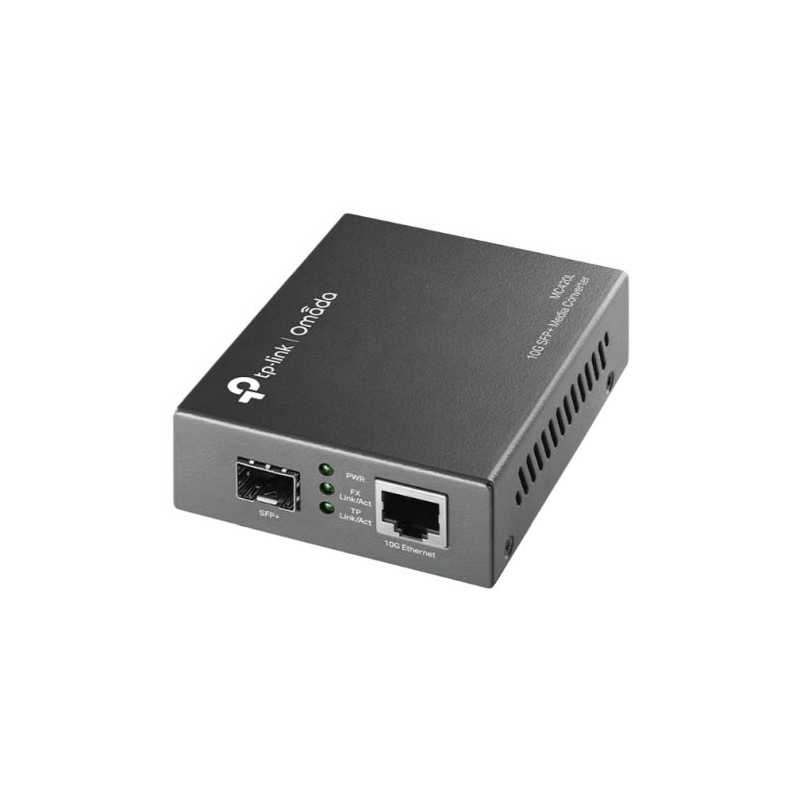 TP-LINK (MC420L) Omada 10G Multi-Gigabit SFP Media Converter, Auto-negotiation of Half-Duplex / Full-Duplex