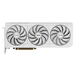 Asus PRIME RX9070 XT White OC, PCIe5, 16GB DDR6, HDMI, 3 DP, 3030MHz Clock, Overclocked, Compact SFF-Ready