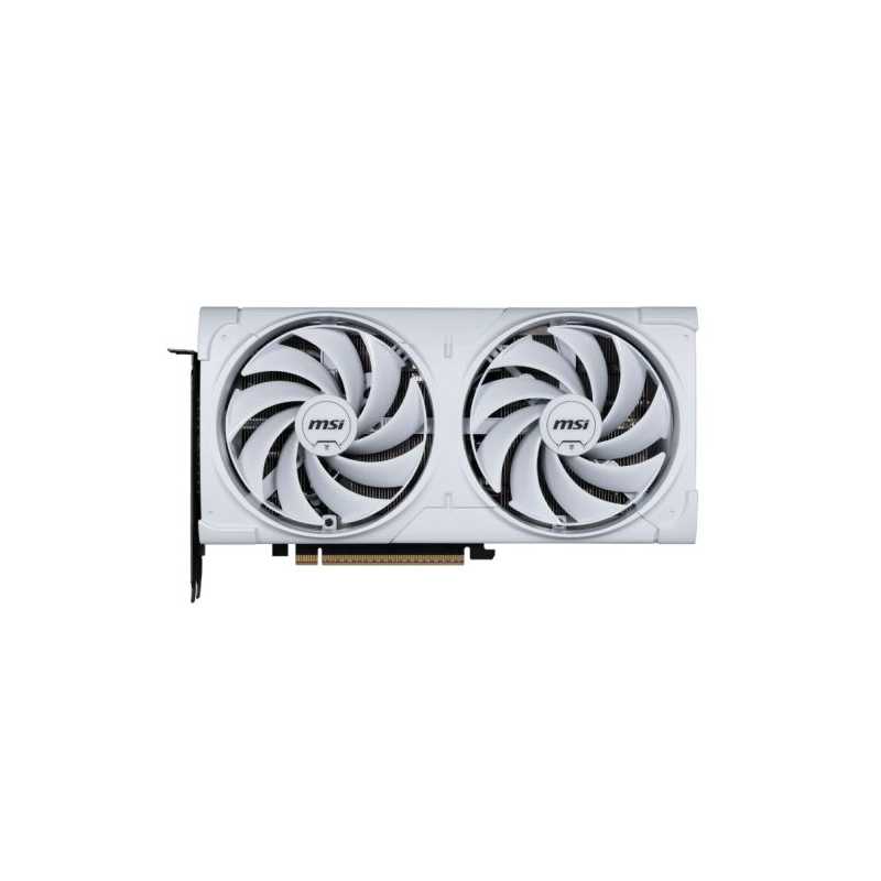 MSI RTX5070 12G VENTUS 2X OC WHITE, PCIe5, 12GB DDR7, HDMI, 3 DP, 2557MHz Clock, Overclocked, SFF-Ready
