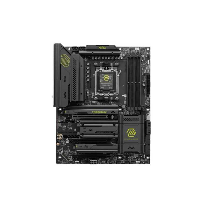 MSI MAG X870E TOMAHAWK WIFI, AMD X870E, AM5, ATX, 4 DDR5, HDMI, 2 USB4, Wi-Fi 7, 5G LAN, 4x M.2